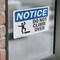 Signmission Do Not Climb Over Sign With Symbol, 7 in W x Rectangle, Vinyl Decal OS-2PACK-NS-D-57-L-11113 - alternate 6